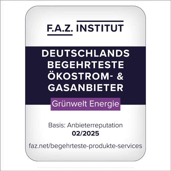 Deutschlands begehrteste Ökostrom- & Gasanbieter 2025
