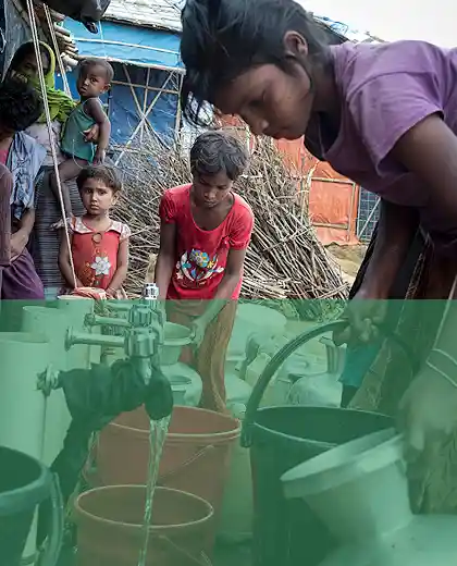 Nothilfe für Rohingya-Flüchtlinge